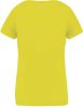 PA477 Női rövid ujjú V-nyakú sportpóló Proact, Fluorescent Yellow-XS