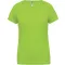 PA477 Női rövid ujjú V-nyakú sportpóló Proact, Lime-2XL