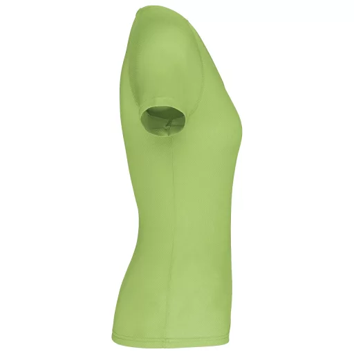 PA477 Női rövid ujjú V-nyakú sportpóló Proact, Lime-L