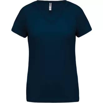   PA477 Női rövid ujjú V-nyakú sportpóló Proact, Sporty Navy-XS