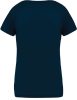 PA477 Női rövid ujjú V-nyakú sportpóló Proact, Sporty Navy-XS