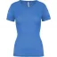 PA477 Női rövid ujjú V-nyakú sportpóló Proact, Sporty Royal Blue-2XL