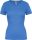 PA477 Női rövid ujjú V-nyakú sportpóló Proact, Sporty Royal Blue-XS