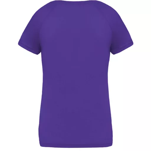 PA477 Női rövid ujjú V-nyakú sportpóló Proact, Violet-2XL