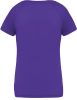 PA477 Női rövid ujjú V-nyakú sportpóló Proact, Violet-XS