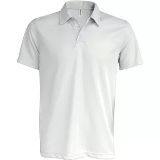   PA482 férfi rövid ujjú galléros sprtpóló Proact, White-2XL
