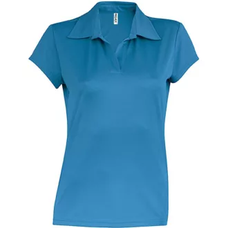   PA483 rövid ujjú Női galléros sprtpóló Proact, Aqua Blue-L