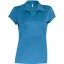 PA483 rövid ujjú Női galléros sprtpóló Proact, Aqua Blue-L