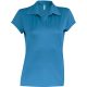PA483 rövid ujjú Női galléros sprtpóló Proact, Aqua Blue-S