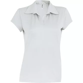 PA483 rövid ujjú Női galléros sprtpóló Proact, White-L