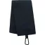PA579 mikroszálas sport kéztörlő fém karabínerrel Proact, Black-40X50