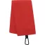 PA579 mikroszálas sport kéztörlő fém karabínerrel Proact, Red-40X50