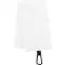 PA579 mikroszálas sport kéztörlő fém karabínerrel Proact, White-40X50