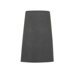   PR131 vastag pamutvászon rövid kötény 90 cm-es derékpántokkal Premier, Dark Grey-U