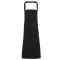 PR132 hosszú pamut twill kötény három zsebbel Premier, Black-U