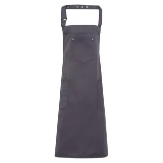   PR132 hosszú pamut twill kötény három zsebbel Premier, Steel-U