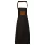 PR136 vízlepergető felületü hosszú farmer kötény Premier, Black/Tan Denim-U