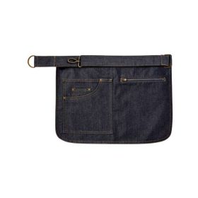   PR138 tabletbarát farmerstílusú vastag rövid kötény Premier, Indigo Denim-U