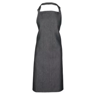   PR150 COLOURS hosszú kötény, csúszócsattal állítható  Premier, Black Denim-U