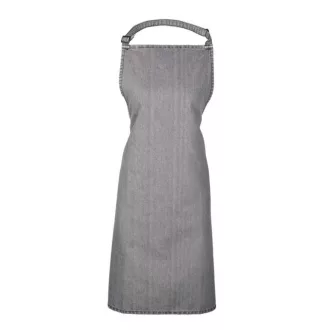   PR150 COLOURS hosszú kötény, csúszócsattal állítható  Premier, Grey Denim-U