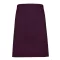 PR151 COLOURS félhosszú kötény, 90 cm hosszú megkötő pántokkal Premier, Aubergine-U
