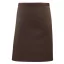 PR151 COLOURS félhosszú kötény, 90 cm hosszú megkötő pántokkal Premier, Brown-U