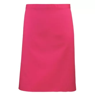   PR151 COLOURS félhosszú kötény, 90 cm hosszú megkötő pántokkal Premier, Hot Pink-U