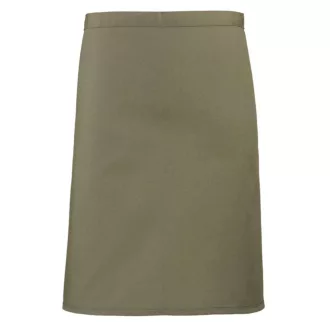   PR151 COLOURS félhosszú kötény, 90 cm hosszú megkötő pántokkal Premier, Olive-U