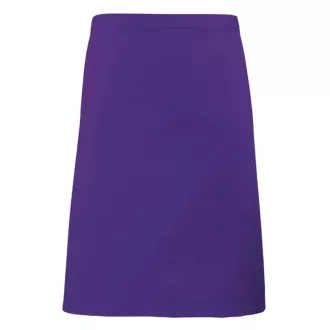   PR151 COLOURS félhosszú kötény, 90 cm hosszú megkötő pántokkal Premier, Purple-U