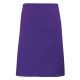 PR151 COLOURS félhosszú kötény, 90 cm hosszú megkötő pántokkal Premier, Purple-U
