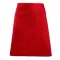 PR151 COLOURS félhosszú kötény, 90 cm hosszú megkötő pántokkal Premier, Red-U
