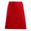 PR151 COLOURS félhosszú kötény, 90 cm hosszú megkötő pántokkal Premier, Red-U