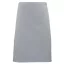 PR151 COLOURS félhosszú kötény, 90 cm hosszú megkötő pántokkal Premier, Silver-U