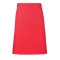 PR151 COLOURS félhosszú kötény, 90 cm hosszú megkötő pántokkal Premier, Strawberry Red-U