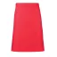 PR151 COLOURS félhosszú kötény, 90 cm hosszú megkötő pántokkal Premier, Strawberry Red-U