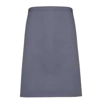  PR151 COLOURS félhosszú kötény, 90 cm hosszú megkötő pántokkal Premier, Steel-U