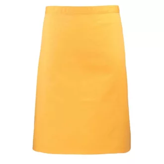   PR151 COLOURS félhosszú kötény, 90 cm hosszú megkötő pántokkal Premier, Sunflower-U