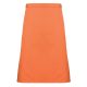 PR151 COLOURS félhosszú kötény, 90 cm hosszú megkötő pántokkal Premier, Terracotta-U