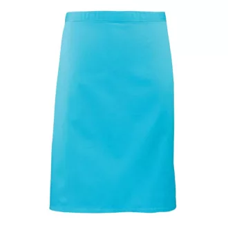   PR151 COLOURS félhosszú kötény, 90 cm hosszú megkötő pántokkal Premier, Turquoise-U