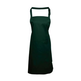   PR154 COLOURS nagy zsebes hosszú kötény saját anyagú pántokkal Premier, Bottle-U