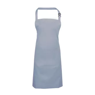   PR154 COLOURS nagy zsebes hosszú kötény saját anyagú pántokkal Premier, Light Blue-U