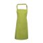 PR154 COLOURS nagy zsebes hosszú kötény saját anyagú pántokkal Premier, Lime-U