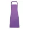 PR154 COLOURS nagy zsebes hosszú kötény saját anyagú pántokkal Premier, Rich Violet-U