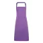 PR154 COLOURS nagy zsebes hosszú kötény saját anyagú pántokkal Premier, Rich Violet-U