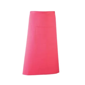   PR158 COLOURS derekas hosszú bisztró kötény tablet kompatibilis zsebbel Premier, Fuchsia-U