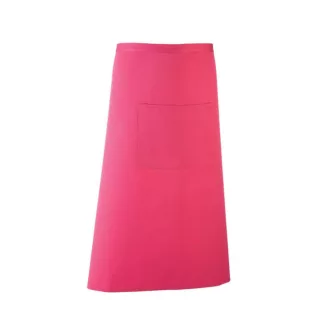   PR158 COLOURS derekas hosszú bisztró kötény tablet kompatibilis zsebbel Premier, Hot Pink-U