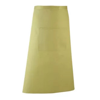   PR158 COLOURS derekas hosszú bisztró kötény tablet kompatibilis zsebbel Premier, Lime-U
