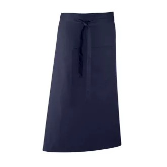   PR158 COLOURS derekas hosszú bisztró kötény tablet kompatibilis zsebbel Premier, Navy-U