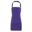 PR159 COLOURS nyakba akasztható rövid kötény tablettartó zsebbel Premier, Purple-U