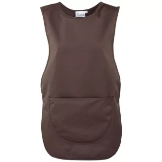 PR171 Női belebújós kötény, tunika Premier, Brown-S